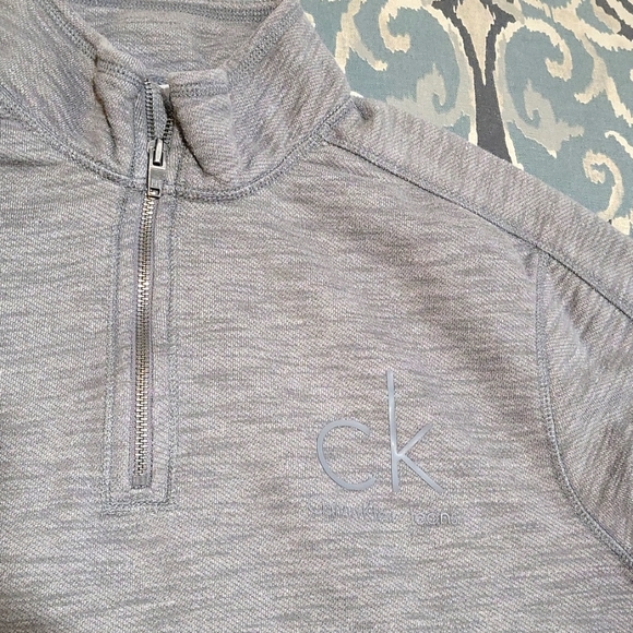 Calvin Klein long sleeve knit with zipper, GUC! Unisex, size large🎉🎊 - Picture 10 of 11